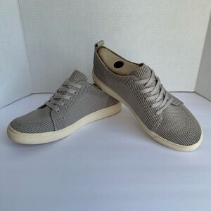 Lucky Brand || Womens Laddix Sneakers Gray Knit Fabric Lace Up size 9 1/2